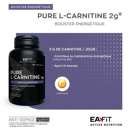 Eafit Reines L-Carnitin 90 Gelule 2g