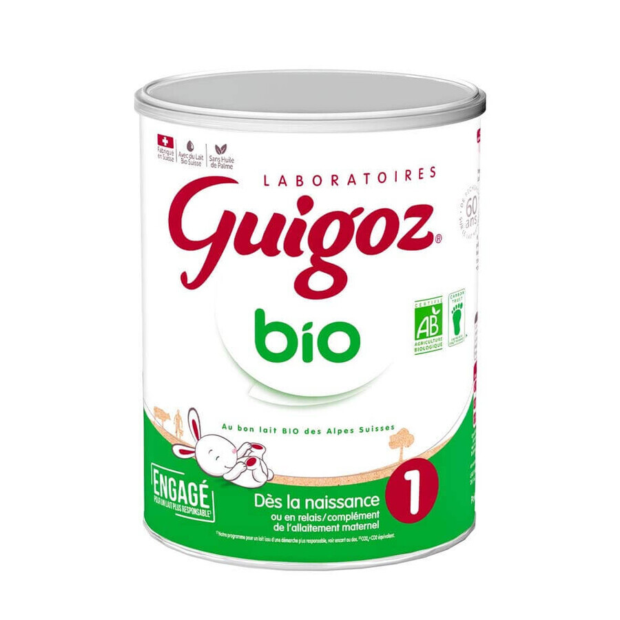 Guigoz Leche en Polvo Ecológica 1 Desde el nacimiento hasta los 6 meses 800g