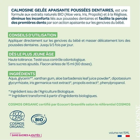 Calmosine Beruhigende Zahnen Gel 15ml