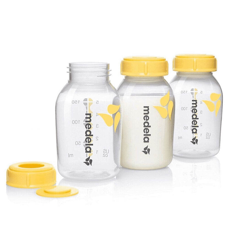 Cumpără Medela Sticlă de colectare a laptelui matern 3x150ml Medela Sticlă de colectare a laptelui matern 3x150ml