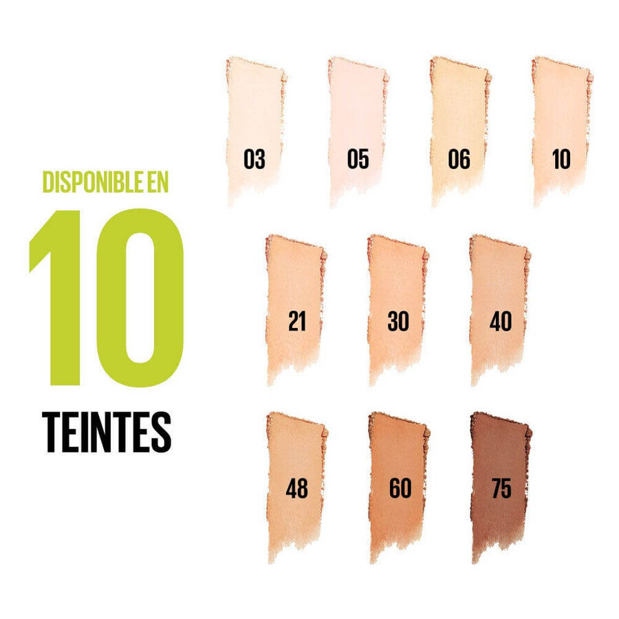 Maybelline New York Base de maquillaje en polvo de larga duración Superstay 24H Hybride 9g