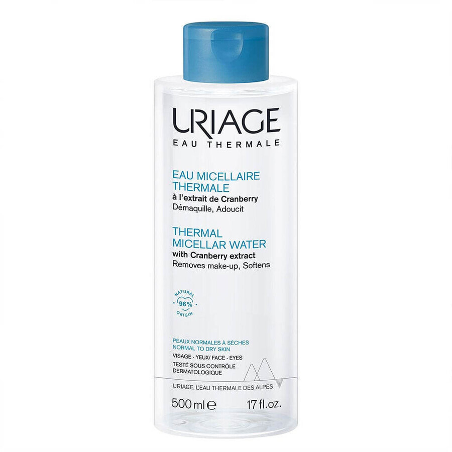 Cumpără Uriage Facial Hygiene Apă micelară termică pentru ten normal până la uscat - 500ml Uriage Facial Hygiene Apă micelară termică pentru ten normal până la uscat - 500ml