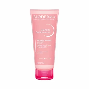 Bioderma Crealine Gel nettoyant moussant visage Peaux sensibles 100ml