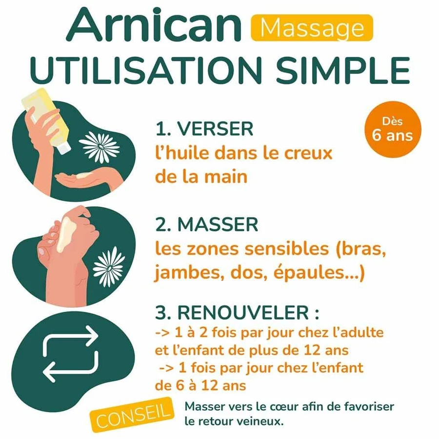Arnican Spray Huile de Massage 200ml
