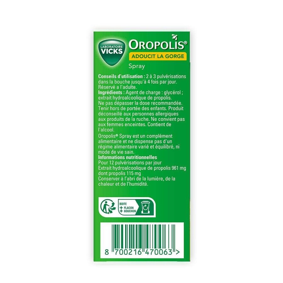 Vicks Oropolis Spray Propolis 20ml