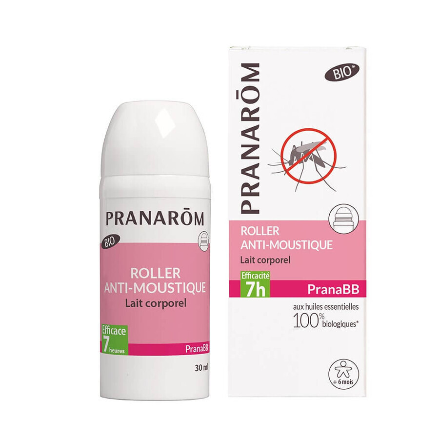 Pranarôm Pranabb Bio-Körpermilch in Anti-Moskito-Roller 30 ml
