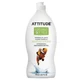 Liquid dishwashing liquid with green apple and basil, 700 ml, Attitude