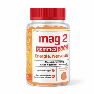 Mag 2 Energy Boost nerviosismo 45 Encías