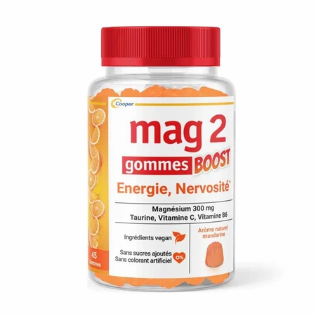 Mag 2 Energy Boost nerviosismo 45 Encías