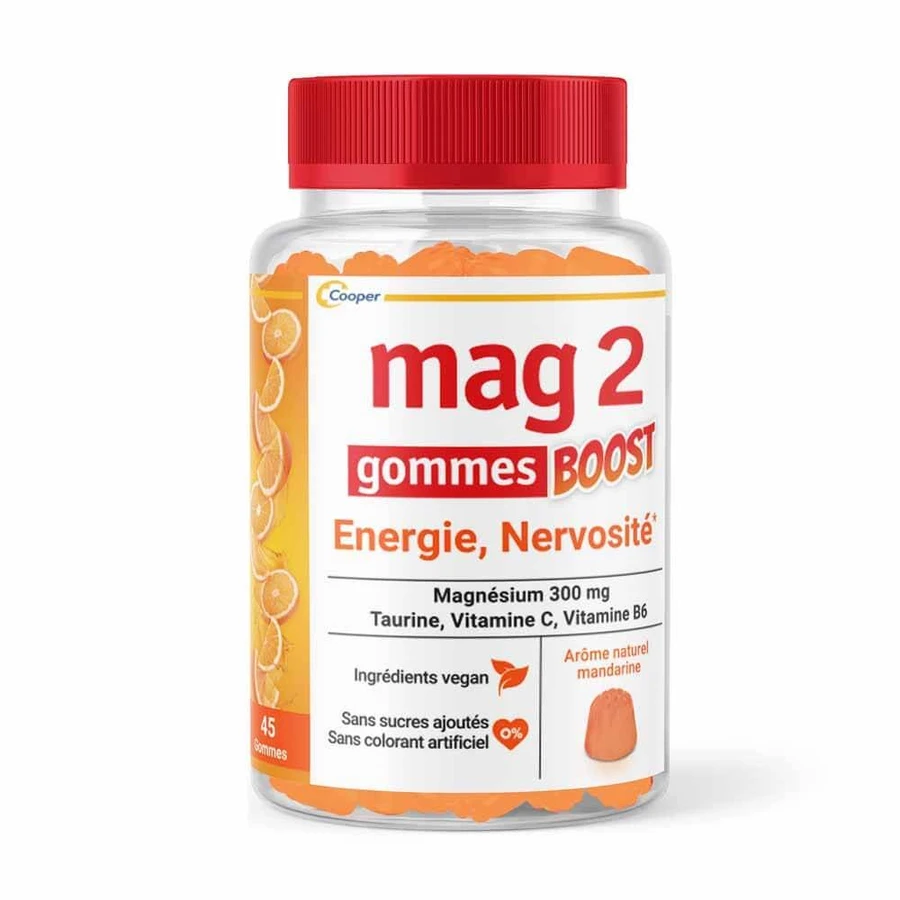 Mag 2 Energy Boost nerviosismo 45 Encías