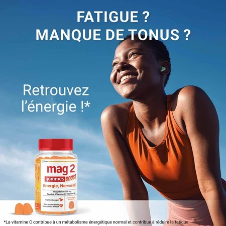 Mag 2 Energy Boost nerviosismo 45 Encías