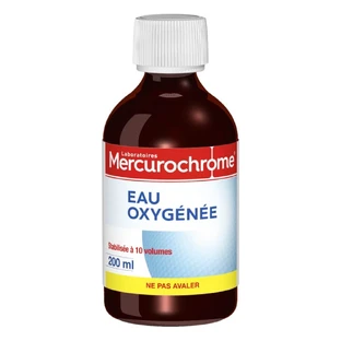 Mercurochroom Gestabiliseerd waterstofperoxide A 10 volumes 200 ml