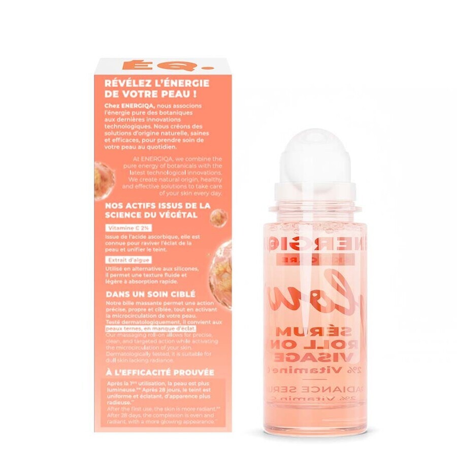 Energiqa Huidverzorging Sérum Roll On Visage Glow 2% Vitamine C 30ml Energiqa Huidverzorging Sérum Roll On Visage Glow 2% Vitamine C 30ml