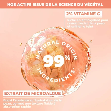 Energiqa Skincare Sérum Roll On Visage Glow 2% Vitamin C 30ml