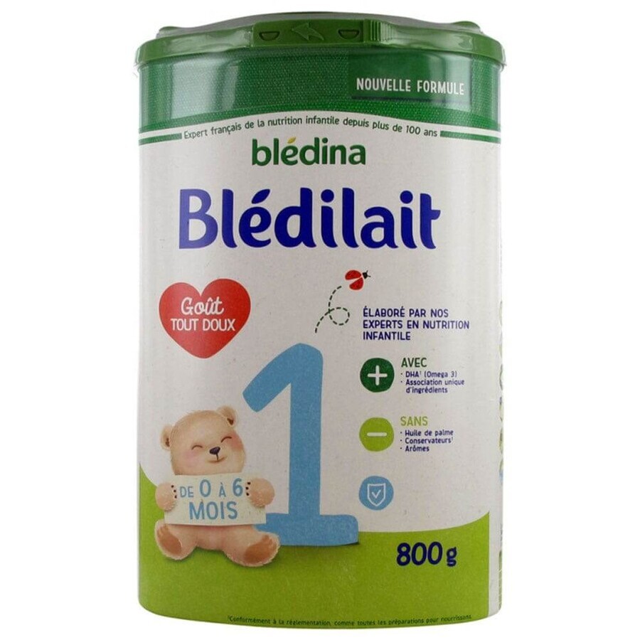 Blédina Bledilait 1 Leche en Polvo Primera Edad 0 a 6 meses 800g