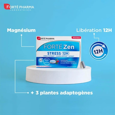 Forté Pharma Forté Zen Stress 12h con vitamina B6 y magnesio 20 comprimidos de doble capa