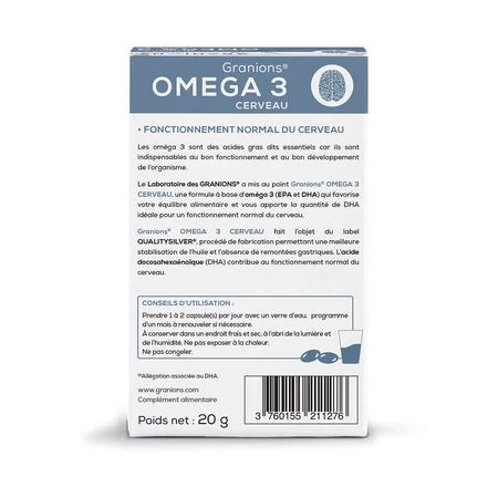 Granions Omega 3 Hersenen 30 Capsules