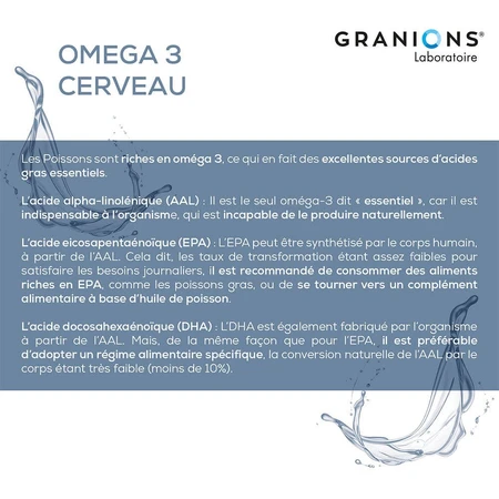 Granions Omega 3 Hersenen 30 Capsules