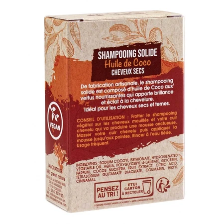 Mkl Kokosnussöl Festes Shampoo 65g Trockenes Haar