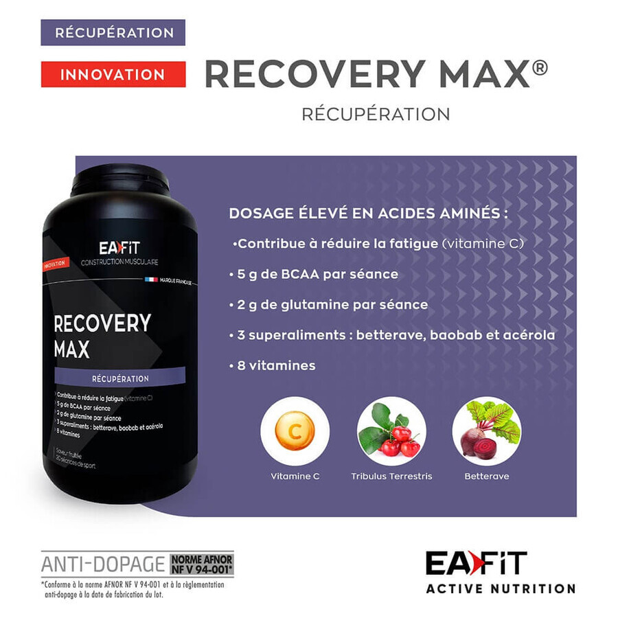 Eafit Recovery Max Saveur Fruitee 280g