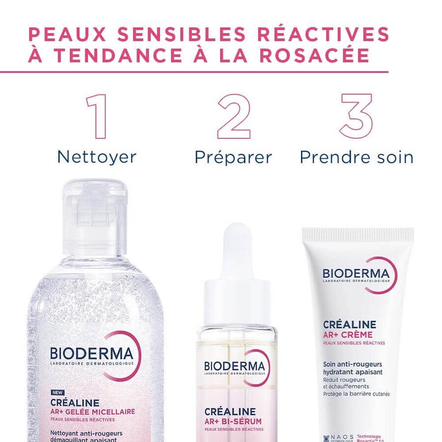 Bioderma Crealine AR+ Bi-Sérum Peaux Sensibles Réactives 30ml