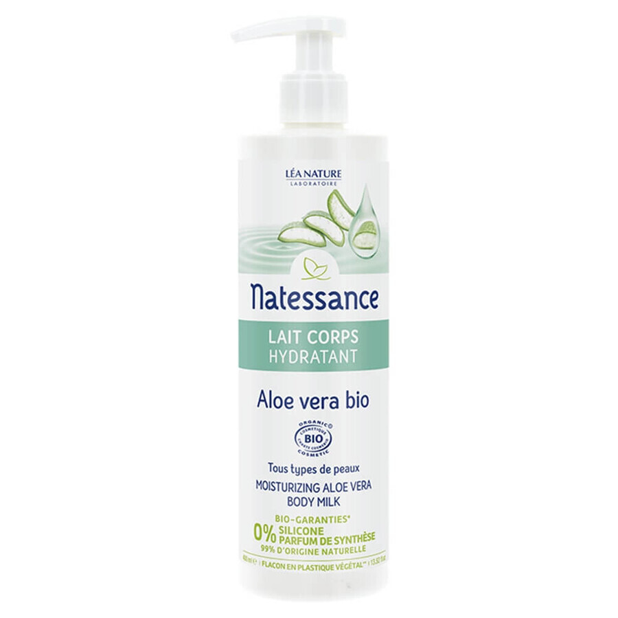 Natessance Moisturizing body lotion with aloe vera Bio 400 ml