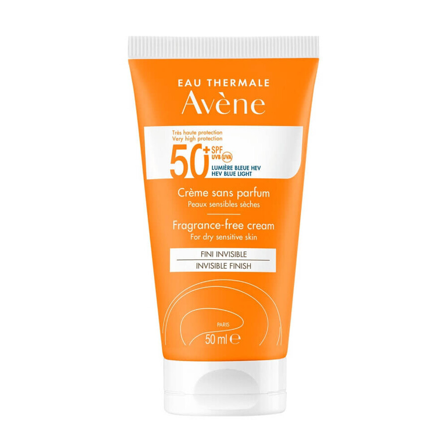 Winkel op Avène Solari Avene Solaire Crème Spf50+ Sans Parfum Peaux sensibles sèches 50ml Avène Solari Avene Solaire Crème Spf50+ Sans Parfum Peaux sensibles sèches 50ml
