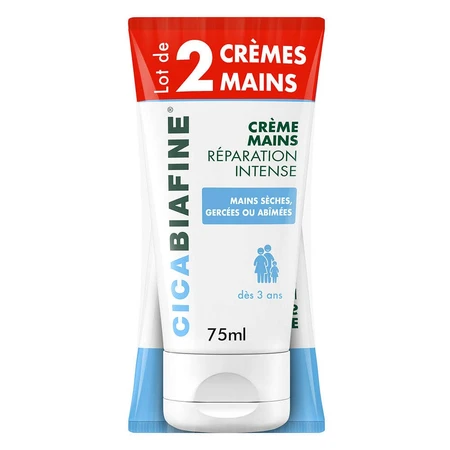 Cicabiafine Intensief Herstellende Crème Droge, Gebarsten of Beschadigde Handen 2x75ml