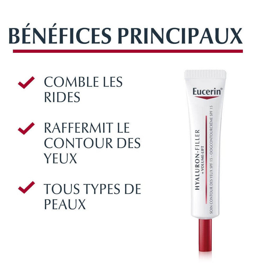 Eucerin Hyaluron-Filler + Volume Lift Eye Contour Spf15 15ml