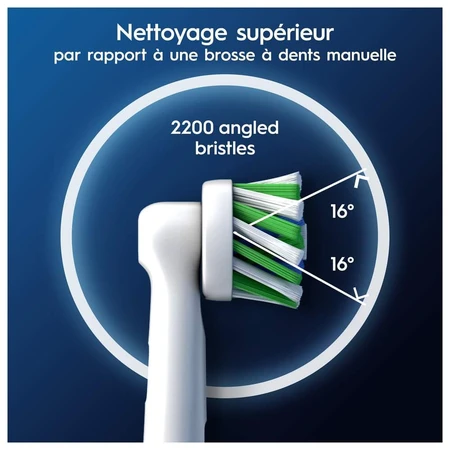 Cepillos Oral-B Cross Action para cepillos de dientes eléctricos X8