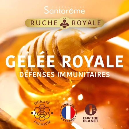 Santarome Bio Koninginnegelei 4000 MG 10 Ampullen