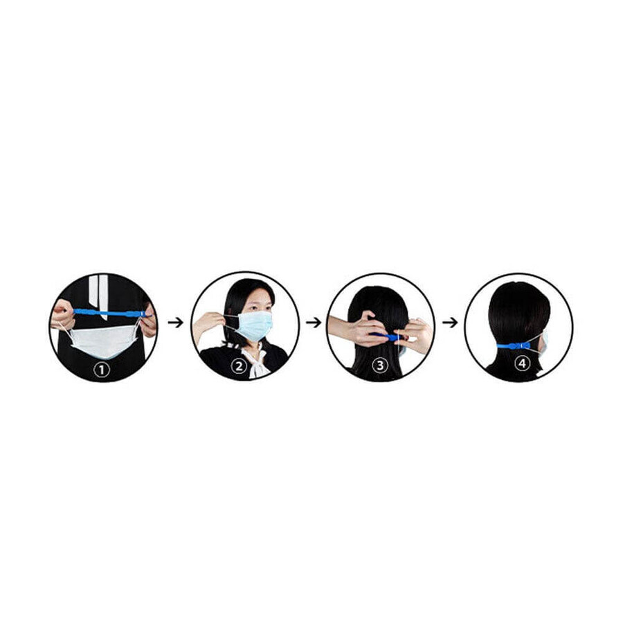 Vog Protect Elastic Mask Band Black