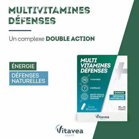 Vitavea Santé Multivitaminas Defensas Naturales 30 cápsulas