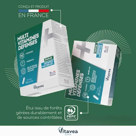 Vitavea Santé Multivitaminas Defensas Naturales 30 cápsulas