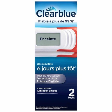 Prueba de embarazo Clearblue Ultra x2