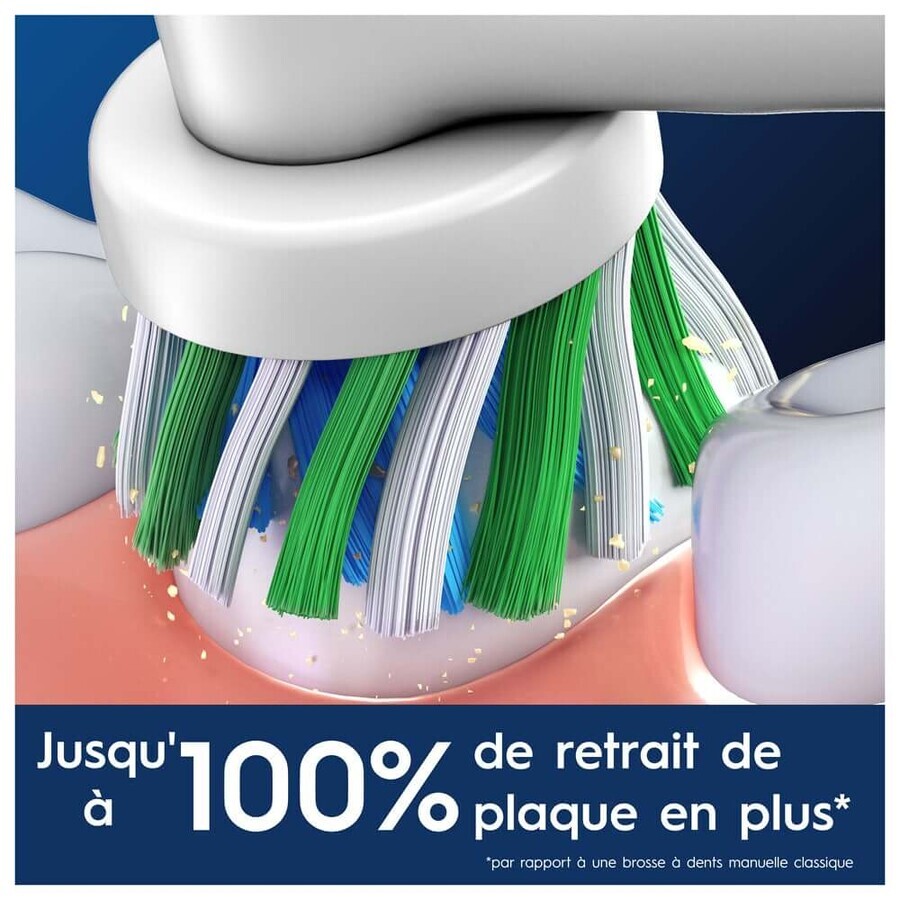 Oral-B Cross Action Ersatzbürstenköpfe für elektrische Zahnbürsten x3 Oral-B Cross Action Ersatzbürstenköpfe für elektrische Zahnbürsten x3