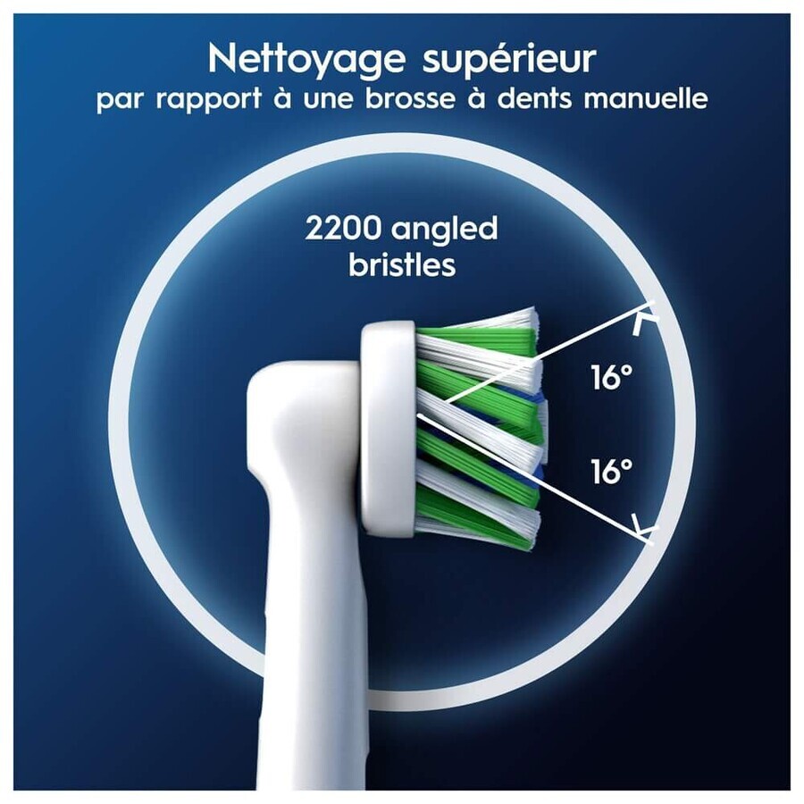 Oral-B Cross Action Ersatzbürstenköpfe für elektrische Zahnbürsten x3 Oral-B Cross Action Ersatzbürstenköpfe für elektrische Zahnbürsten x3