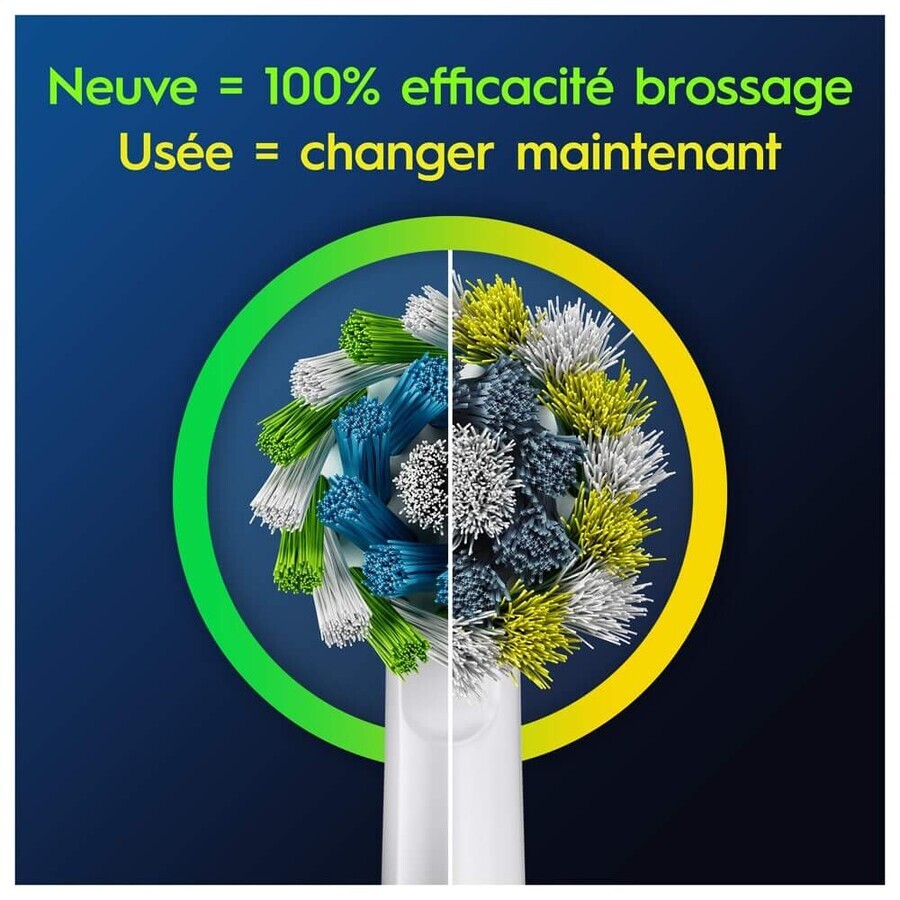 Oral-B Cross Action Ersatzbürstenköpfe für elektrische Zahnbürsten x3 Oral-B Cross Action Ersatzbürstenköpfe für elektrische Zahnbürsten x3