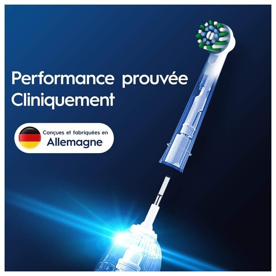 Oral-B Cross Action Ersatzbürstenköpfe für elektrische Zahnbürsten x3 Oral-B Cross Action Ersatzbürstenköpfe für elektrische Zahnbürsten x3