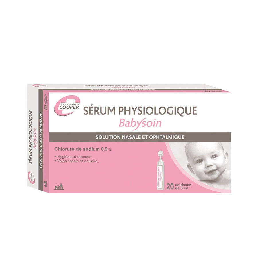 Babysoin Babysoin physiological serum nasal and ophthalmic solution 20x5ml