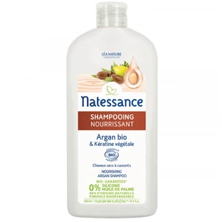 Natessance Argan Shampooing Nourrissant Bio Et Keratine Vegetale 500ml