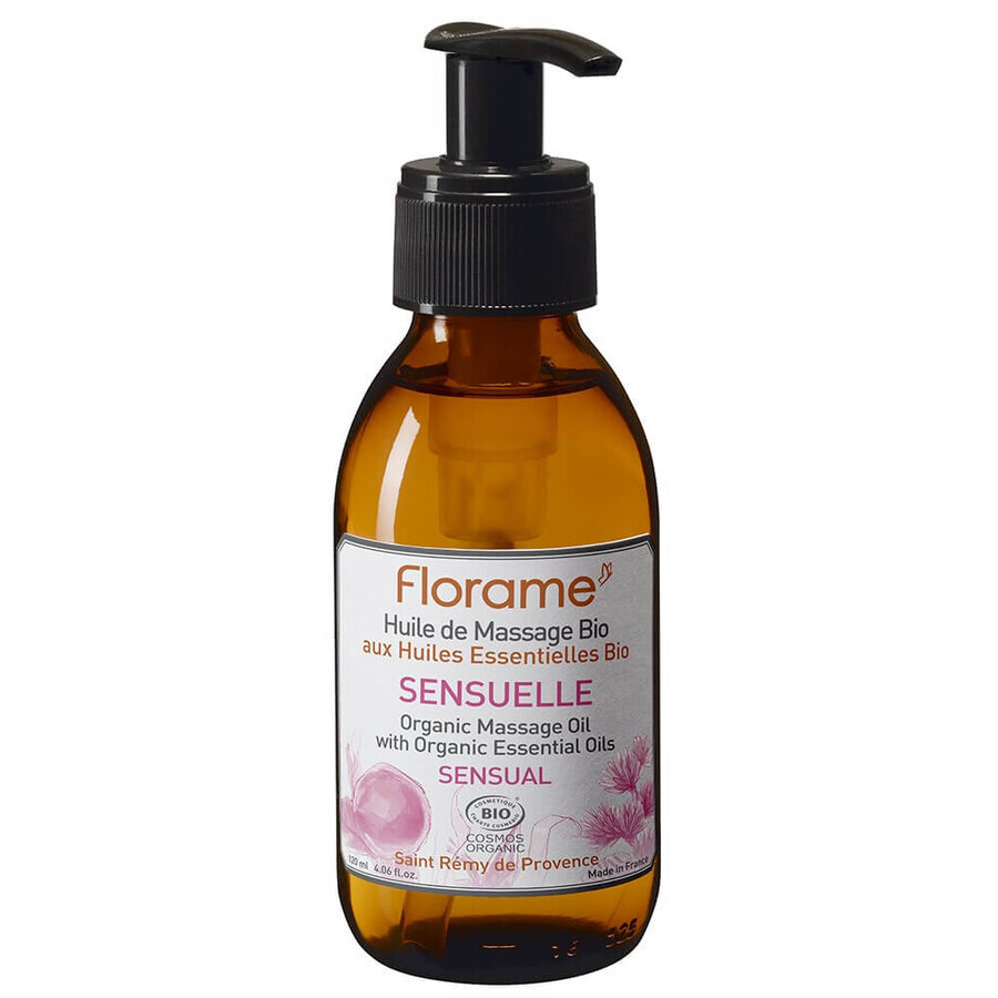 Florame Organic Sensual Massage Oil 120 ml