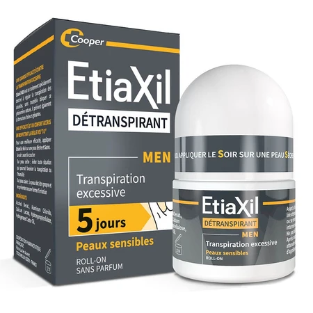 Etiaxil Detraspirant Roll-on Axilas Hombres Piel Sensible 15ml