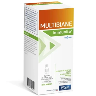 Pileje Multibiane Immunité Enfant Propolis et Sureau 150ml avec Gobelet doseur