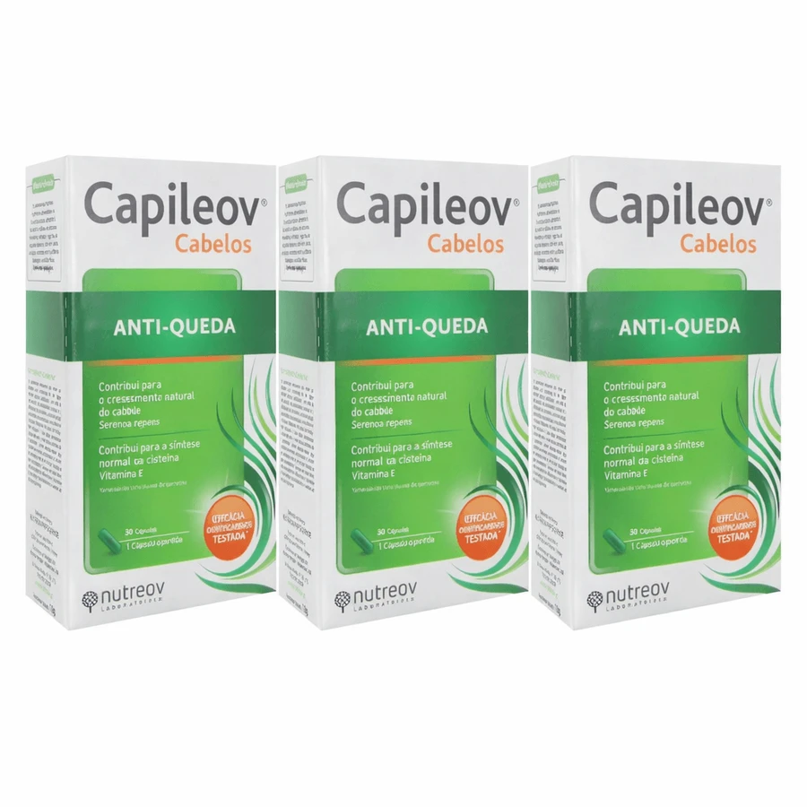 Nutreov Capileov Anti-chute Cheveux 3x30 Géules