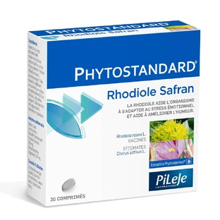 Pileje Phytostandard Rhodiola en Saffraan 30 tabletten