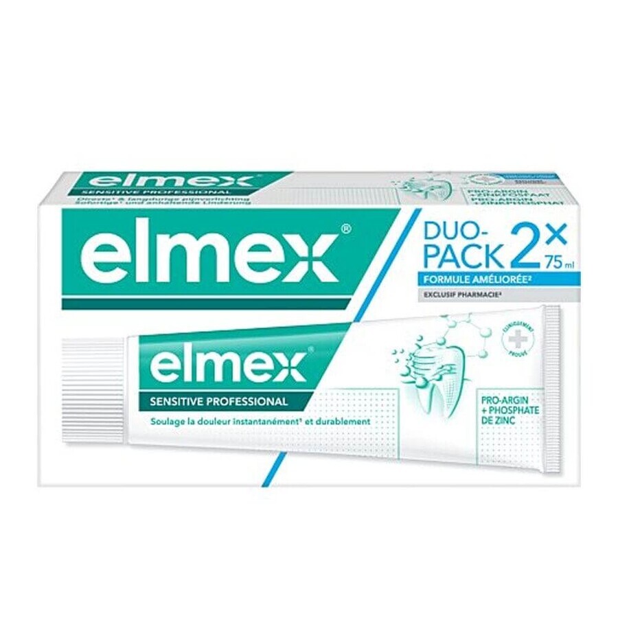 Elmex Sensitive Professional Dentifricio 2x75ml