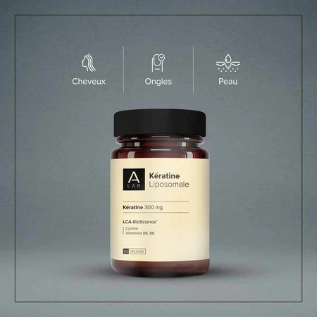 A-LAB Kératine Liposomale 300mg Beauté cheveux Ongles fortifiés 63 gélules