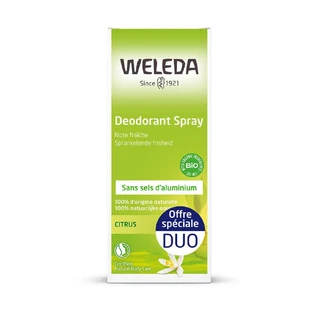 Weleda Citrus Déodorant Efficacite 24h 2x100ml