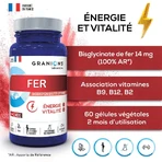 Granions Iron Energy and Vitality 60 capsules